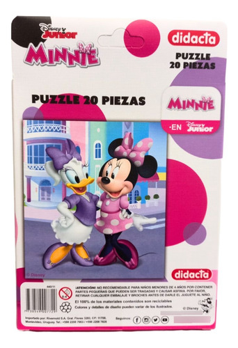 Puzzle Minnie Y Daisy Didacta 20pcs Disney Para Niños Febo