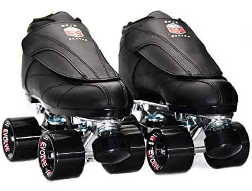 Epic Skates Evolution Black Speed Skates, Hombres 8