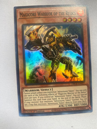 Magicore Warrior Of The Relics Super Yugioh