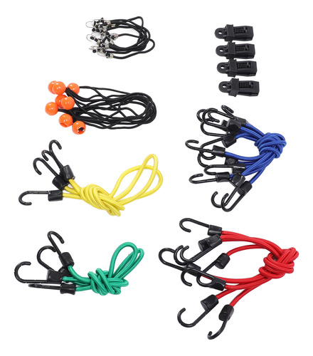 Juego De 32 Cuerdas Elásticas De Alta Elasticidad Y Alta Res