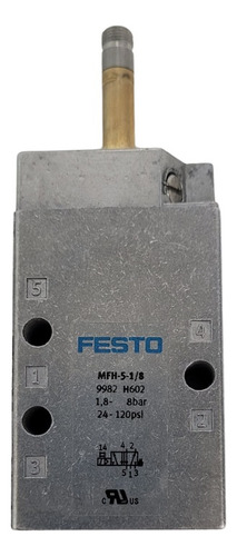Válvula Festo Mfh 5- 1/8 Solenoide 5/2 Vias (nf-e Garantia)