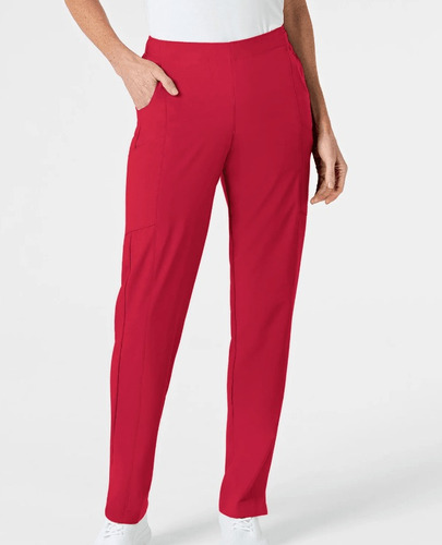 Pantalón Clínico Mujer Matrona Rojo 5155a Wonderwink 123