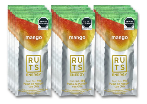 Gel Energético Ruts Energy Carbohidratos (552g) Sabor Mango