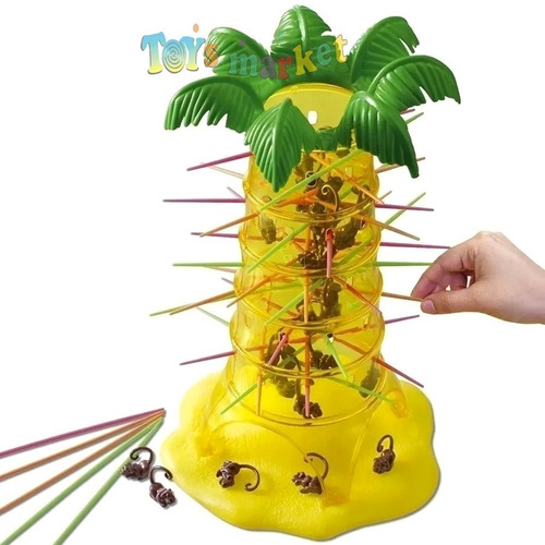 Imagen 3 de 5 de Juego De Mesa Mono Loco Monitos Los Monos Tumbling Monkeys