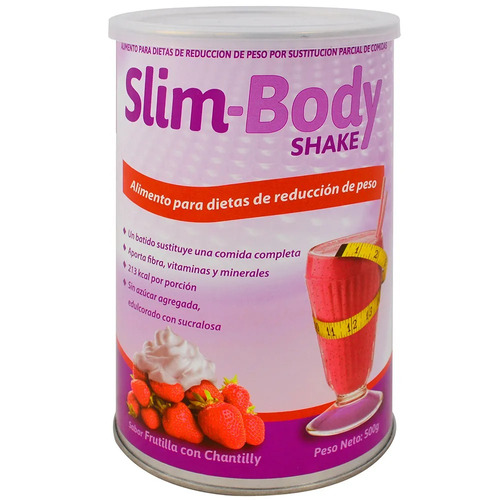 Slim Body Shake Frutilla  500 Gramos
