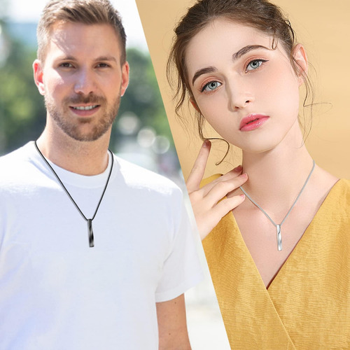 2 Pcs Joyas De Cremación Para Cenizas Collar De Urna De La B