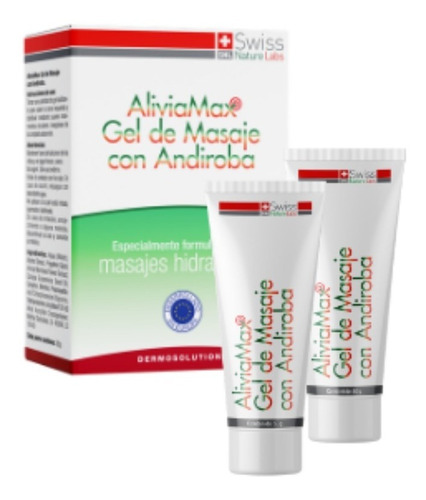 Aliviamax Gel De Masaje Con Andiroba 30 Aplicaciones