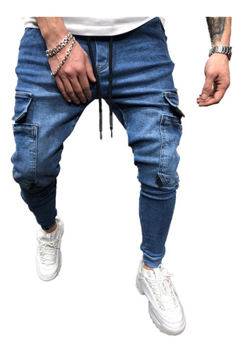 Pantalones Deportivos Casuales Para Hombre Strech Jeans