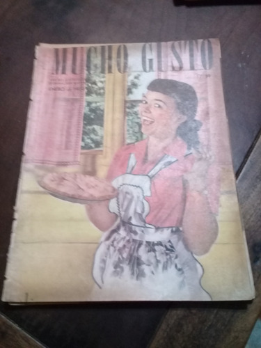 Revista Antigua **mucho Gusto* Nº 39 Enero De 1950 (Usado)
