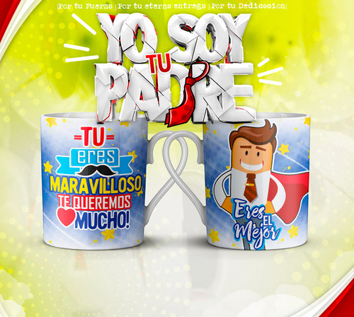 50 Diseños Digitales Dia Del Padre Png Tazas 11oz Editables