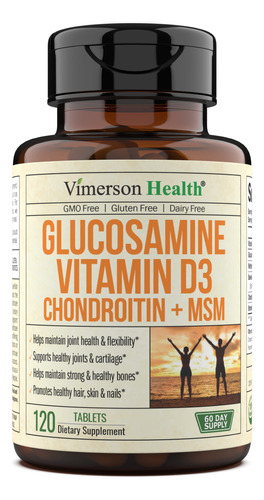 Cordroitina De Glucosamina Con Vitamina D3, Boswellia, Msm Y