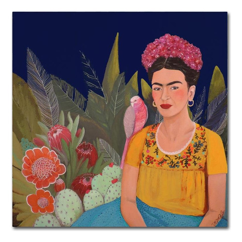 Frida A Casa Azul Revisitated By Sylvie Demers, Lienzo Decor