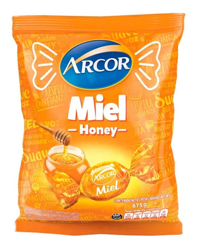 Caramelos Arcor Miel 675 Grs  - Superoferta La Golosineria