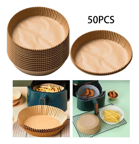 Forros De Papel De Pergaminho De Fritadeira De Ar Marrom