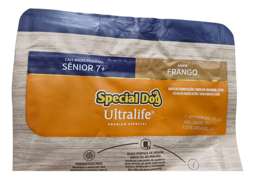 Special Dog Premium Especial Ultralife Cão Senior Frango 1k