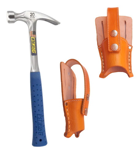 Martillo Estwing De Uña 20oz (e3-20s) C/funda De Vaqueta
