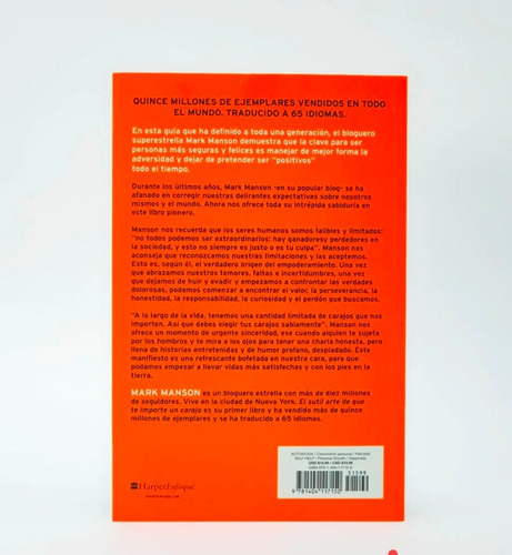 El Sutil Arte Que Te Importe Un Carajo Mark Manson