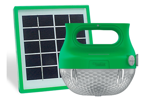 Lampara Solar Schneider Electric Con Entrada Usb Mobiya