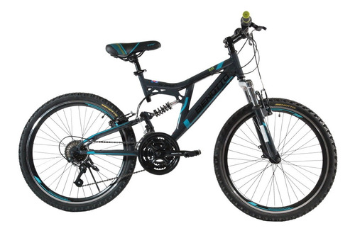 Bicicleta Montaña Sniper R24 21v Acero Gris Hombre Benotto