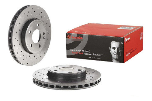 Discos Brembo Max Mercedes-benz A-class A 200 13-17 D Par