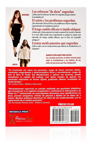 Imagen 2 de 3 de El Poder Del Metabolismo - Frank Suárez