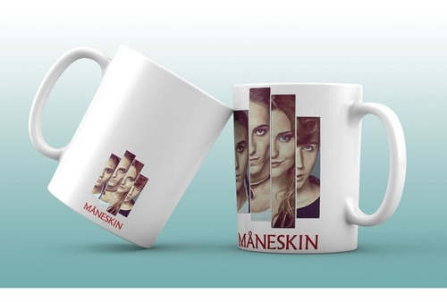 Imagen 2 de 3 de Taza Cerámica Maneskin Rock Musica Varios Mod. Zitti E Buoni