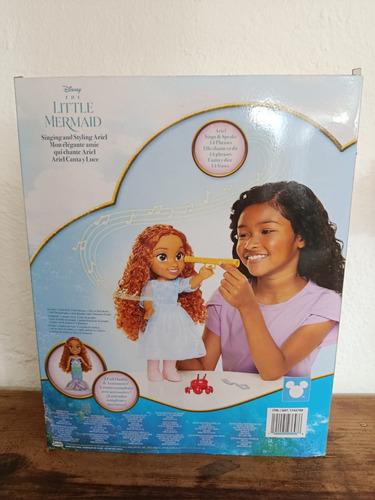 Muñeca Ariel Canta Y Luce De Disney Princess La Sirenita