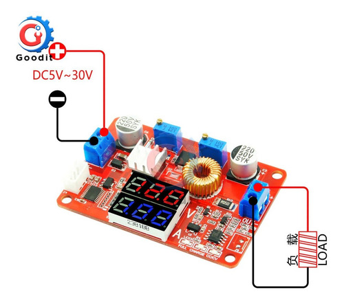 Convertidor Dc-dc Buck Ajustable 1.25 - 32 V 8a 8 Amper 200w