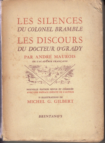 1943 Andre Maurois Arte Michel Gilbert 51/100 Firmado Raro