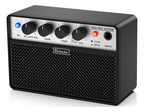 Ueteto Mini Amplificador De Guitarra De 16 W, Amplificador D