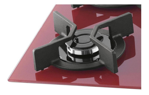 Fogão Cooktop Gás Fischer Infinity 26298 Vermelho-rouge 127v/220v