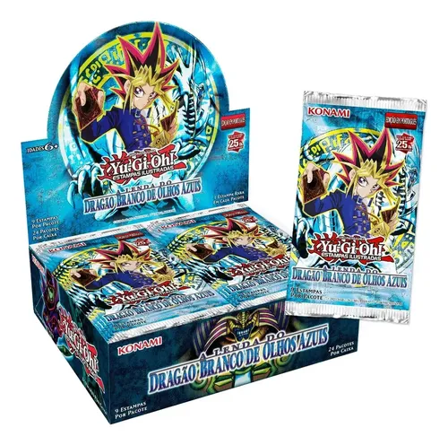 Booster Box Yugioh A Lenda Do Dragão Branco De Olhos Azuis