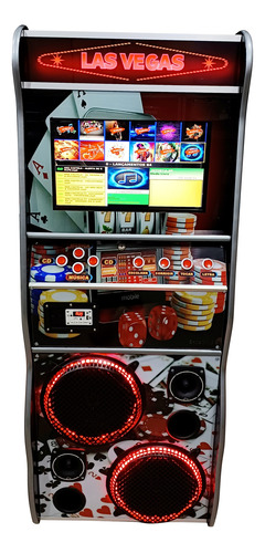 Maquina De Musica Jukebox Karaoke 7 X 1 De 19 Polegadas Lveg