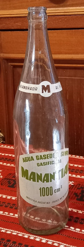 Antigua Botella De Soda Manantial