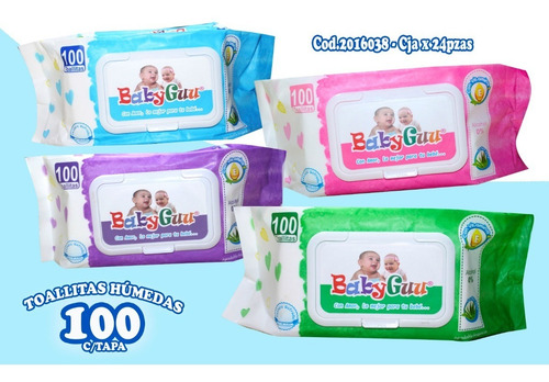 Pañitos Humedos Baby Gu X 3 Paquetes
