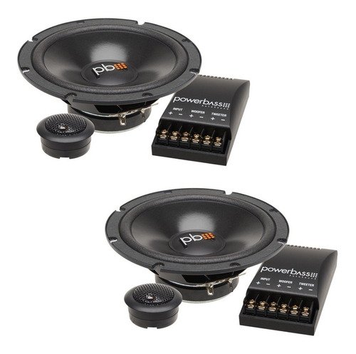 Parlantes Componentes Para Carro Powerbass S-60c 210 Watts