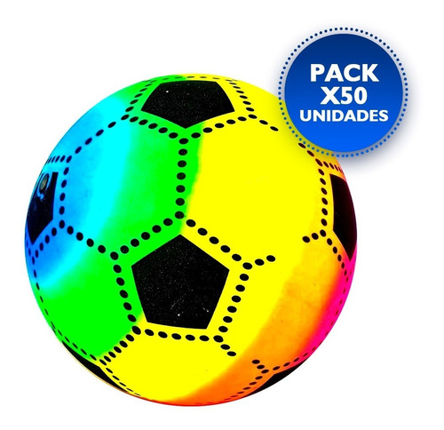 Pelota Playera Inflable Pack X50 Unidades Pileta Playa 24cm 