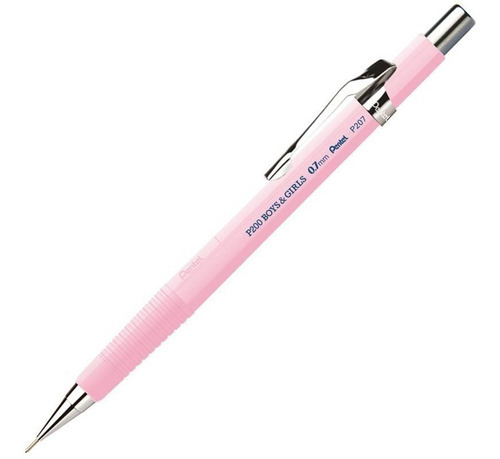 Lapiseira 0.7mm Pentel Tecnica P207 B&g Rosa Claro P207-lp