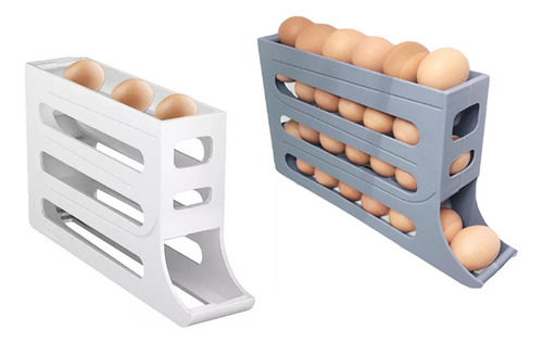 Caja De Almacenamiento De Huevos Para Refrigerador De 2 Unid