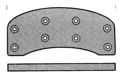 Pastilla De Freno Chevrolet C 10 Silverado (ferodos Perforad