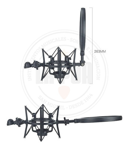 Kit Soporte Araña Filtro Anti Pop Hügel Bn-29 P/condenser