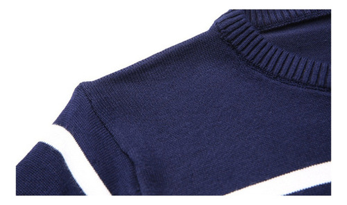 . Suéter Para Hombre Suéter Casual A Rayas Para Hombre