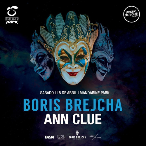 Entradas Boris Brejcha! Mandarine Park. Mercado Lider Gold!!