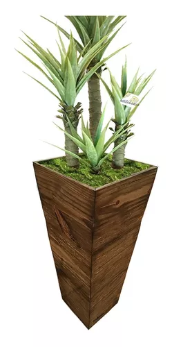 Vaso Para Plantas 50cm Vaso Madeira