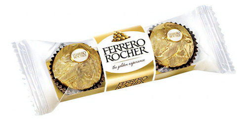 Ferrero Rocher Chocolate con Avellanas 3pz 37.5gr