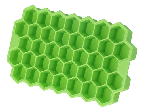Ice Tray, 37 Rejillas, Con Tapa De Silicona Con Forma Celula