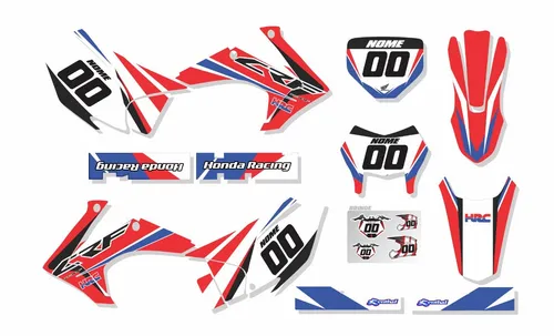 Kit Adesivo Moto Cross Trilha Crf 230 0,20mm Biker Lm266