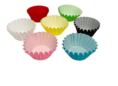 Capacillos Cupcakes Mini #4 Un Solo Color 1 Paquete C/500