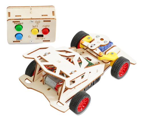 Diy Mini Control Car Experimento De Juguete Proyecto Modelo