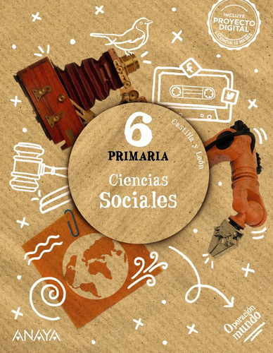 Ciencias Sociales 6., De Benitez Orea, Jose Kelliam. Editorial Anaya Educación, Tapa Blanda En Español